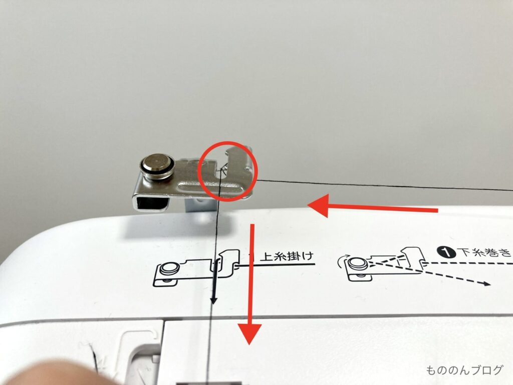 上糸の通し方